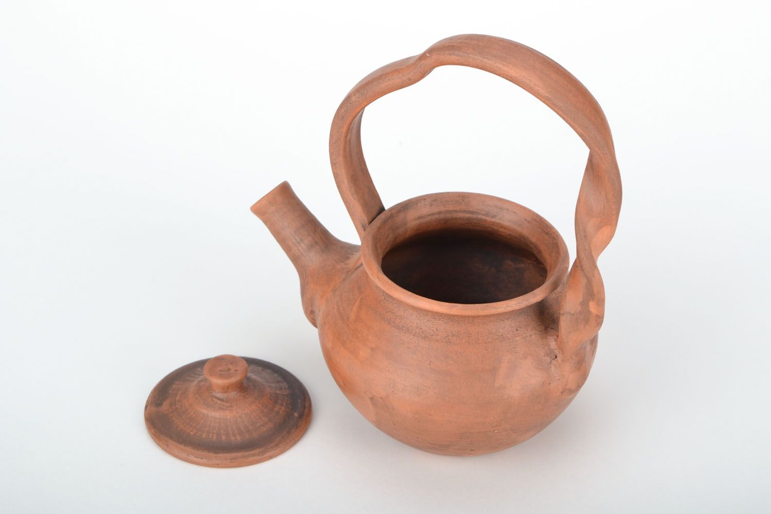 Глиняный чайник для заваривания чая, молочение фото 5