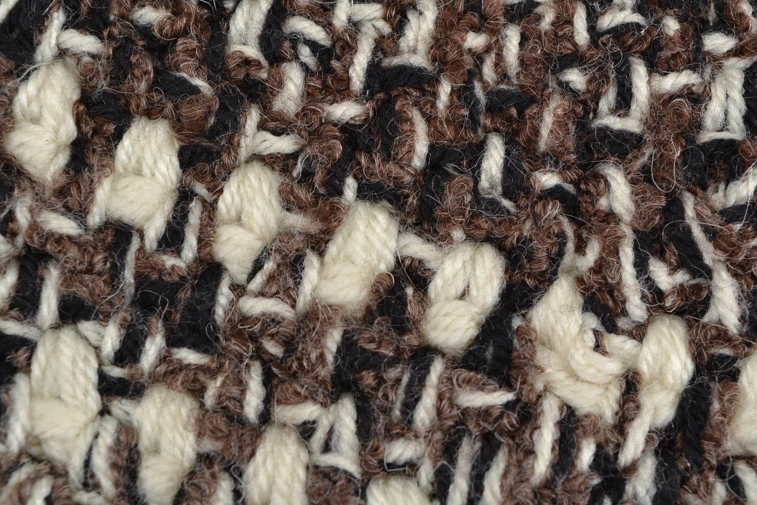 Gorro hecho a mano de hilos de lana accesorio de moda regalo original  foto 5