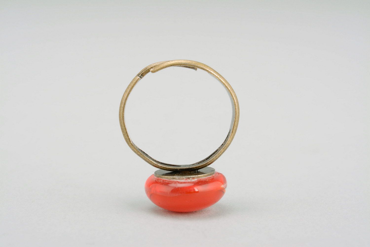 Ring made of fusing glass Dragon's Eye photo 5