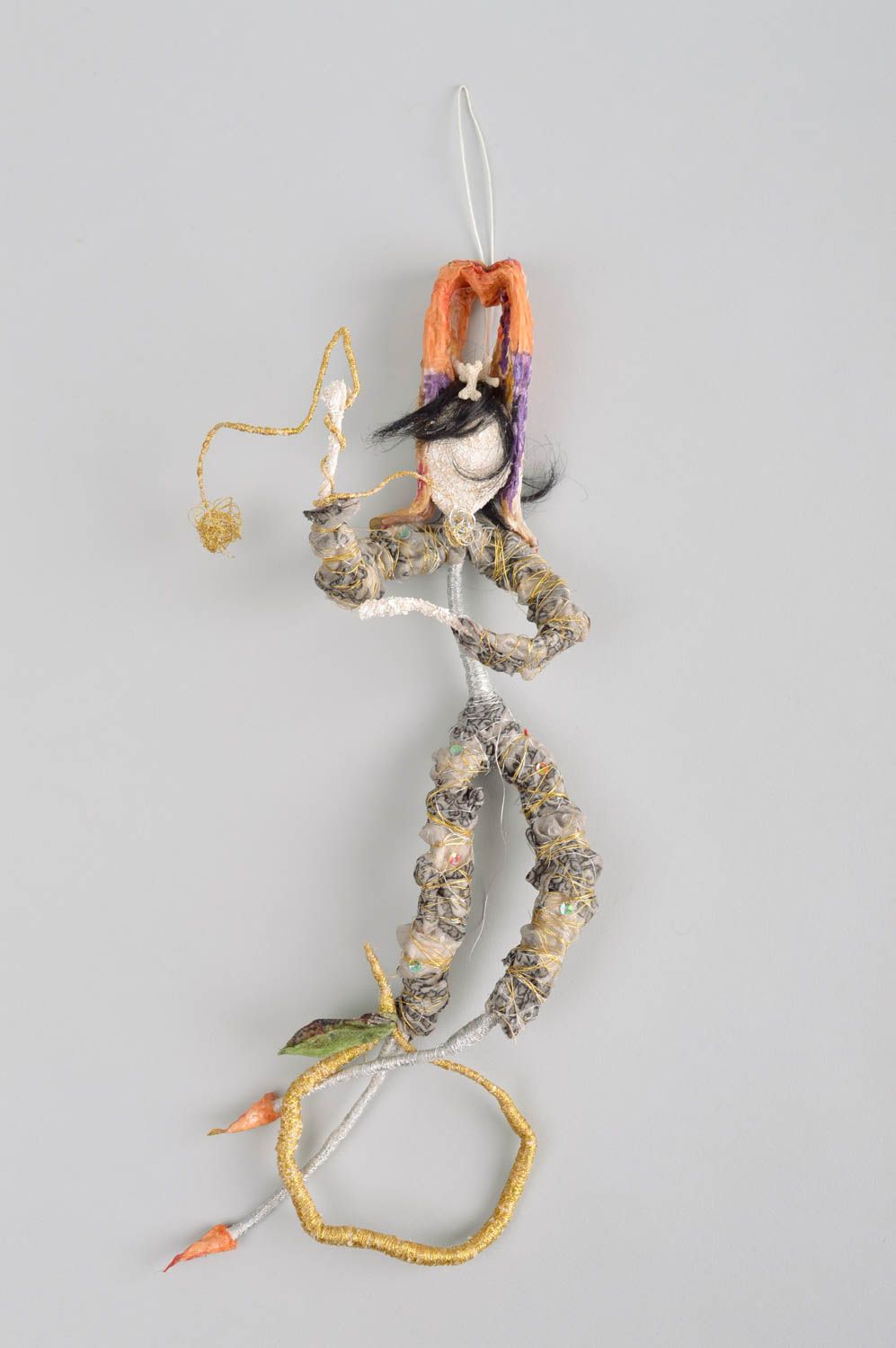 Игрушка ручной работы авторская кукла тканевая дизайнерская кукла в интерьер фото 2