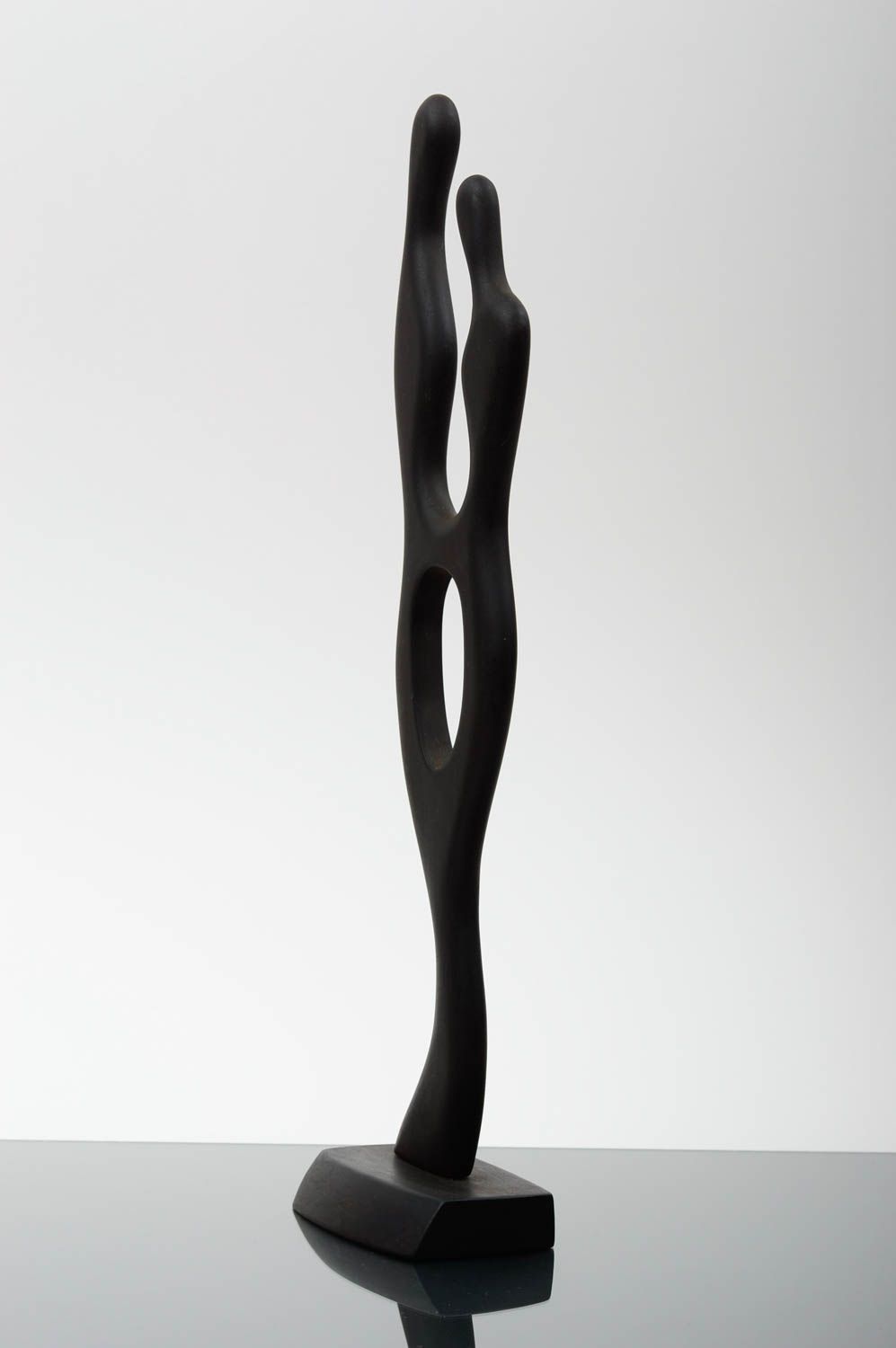 Handmade Figur Deko schöne Dekoideen Dekoration aus Naturmaterialien schwarz foto 2