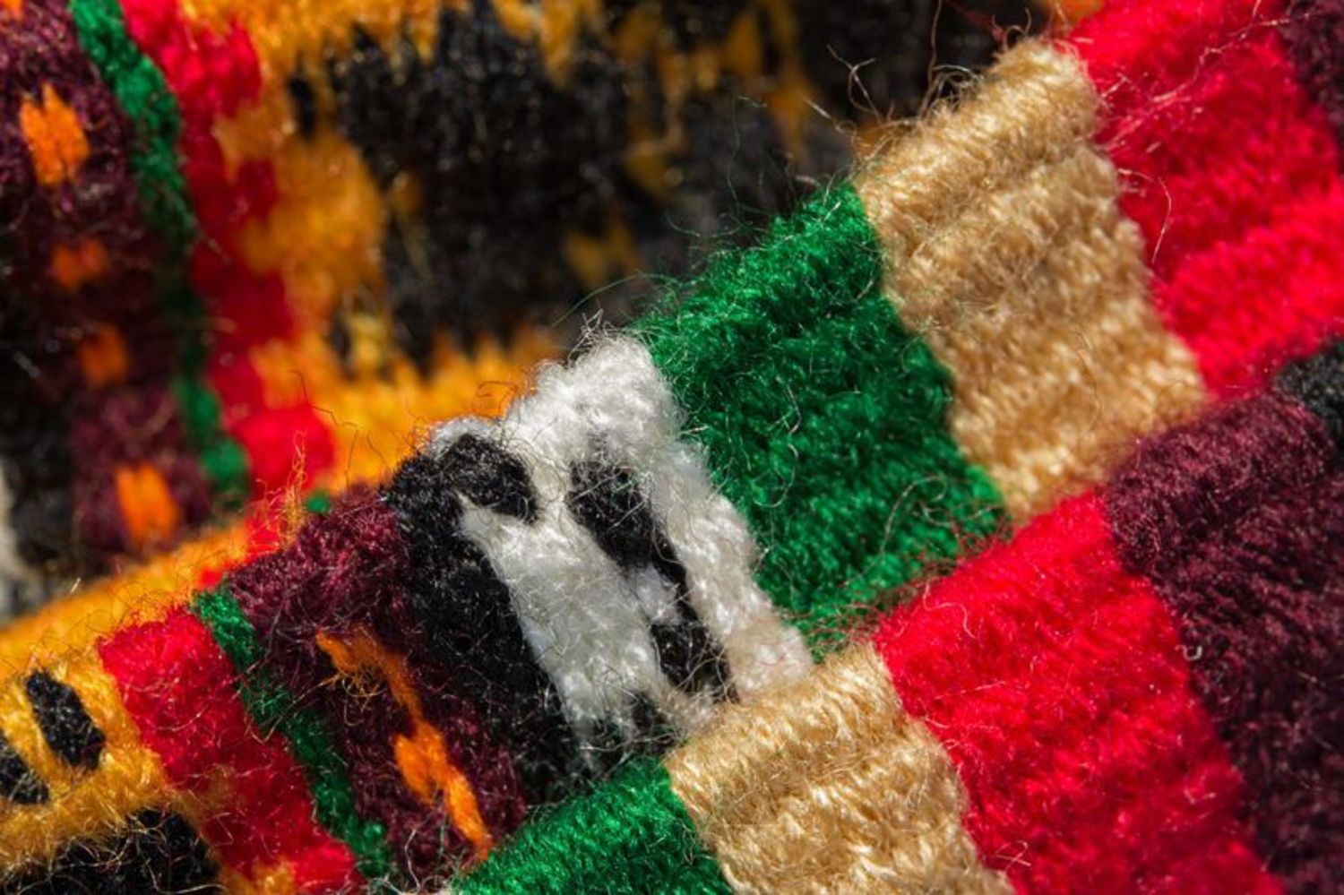 Tappeto di lana fatto a mano arredamento di casa passatoia di lana naturale
 foto 3