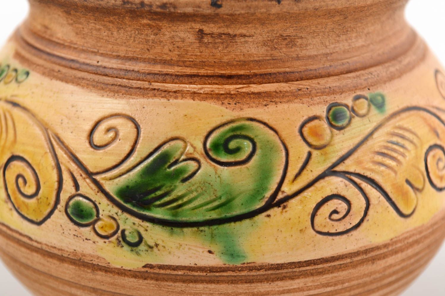 Handmade Keramik Topfset Küchen Zubehör Töpfe Keramik 3 Stück ausgefallen foto 5