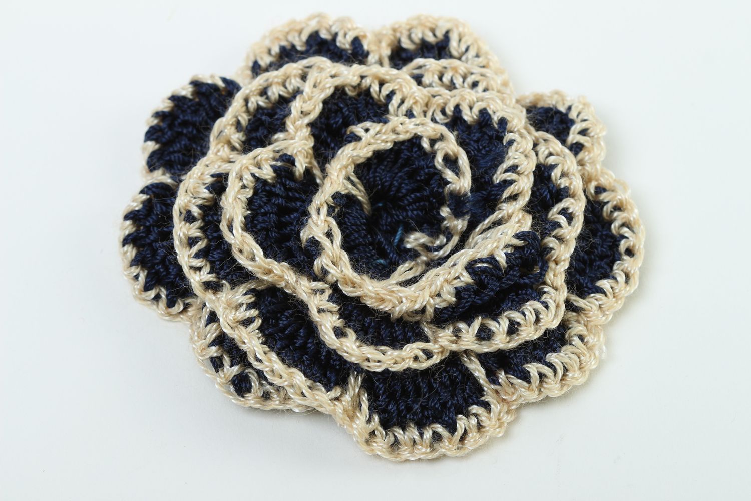 Handmade jewelry supplies crocheted flower artificial decorative flowers photo 2