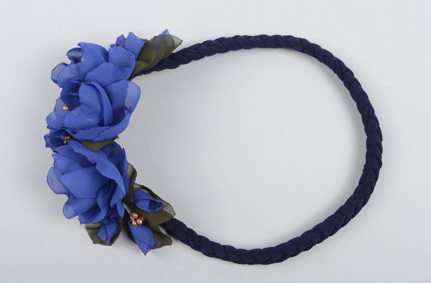 Handgemacht Haarschmuck Blüte Haarband Blumen Accessoire für Kinder festlich foto 4