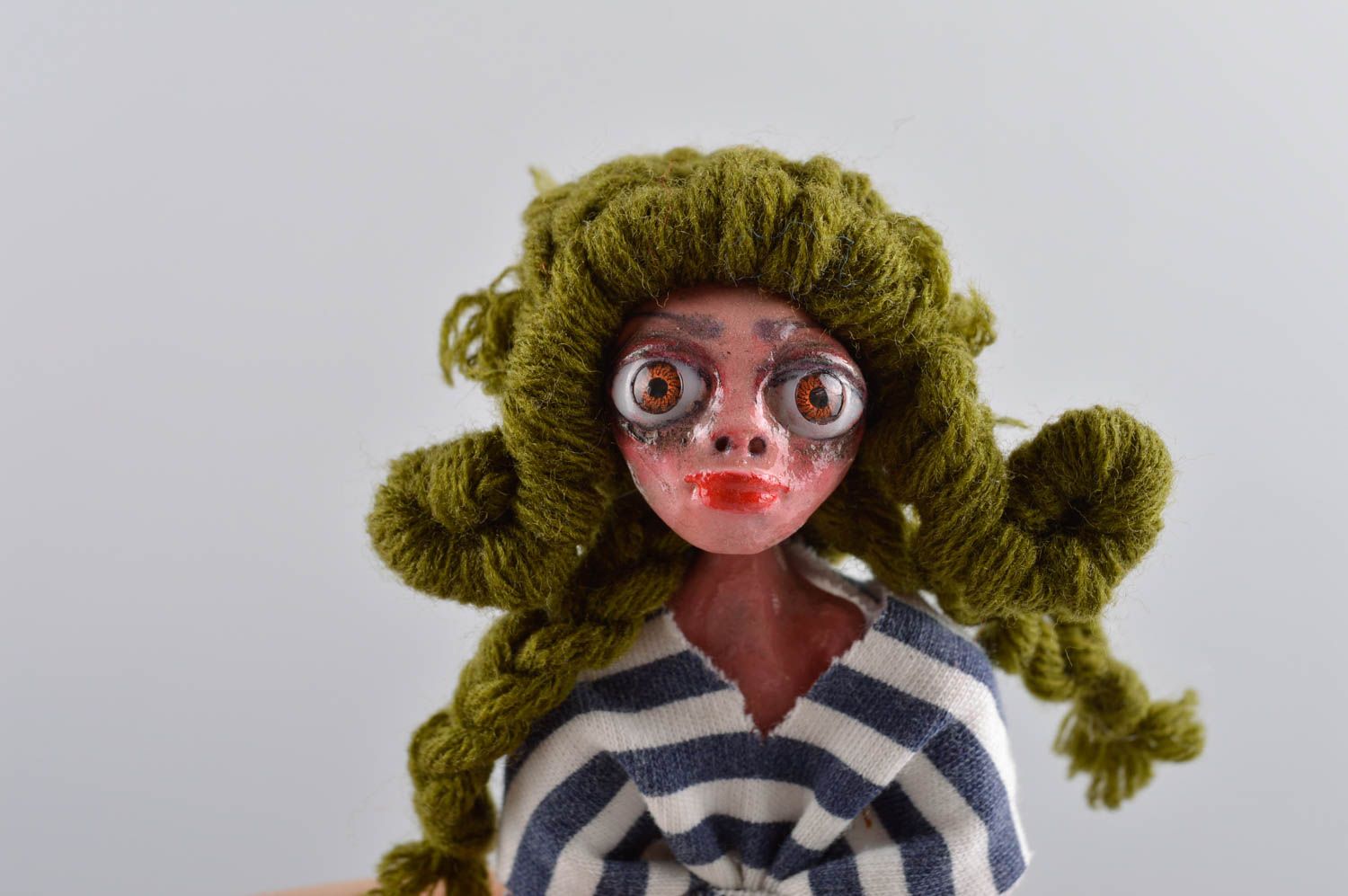 Авторская кукла игрушка ручной работы дизайнерская кукла зомби оригинальная фото 2