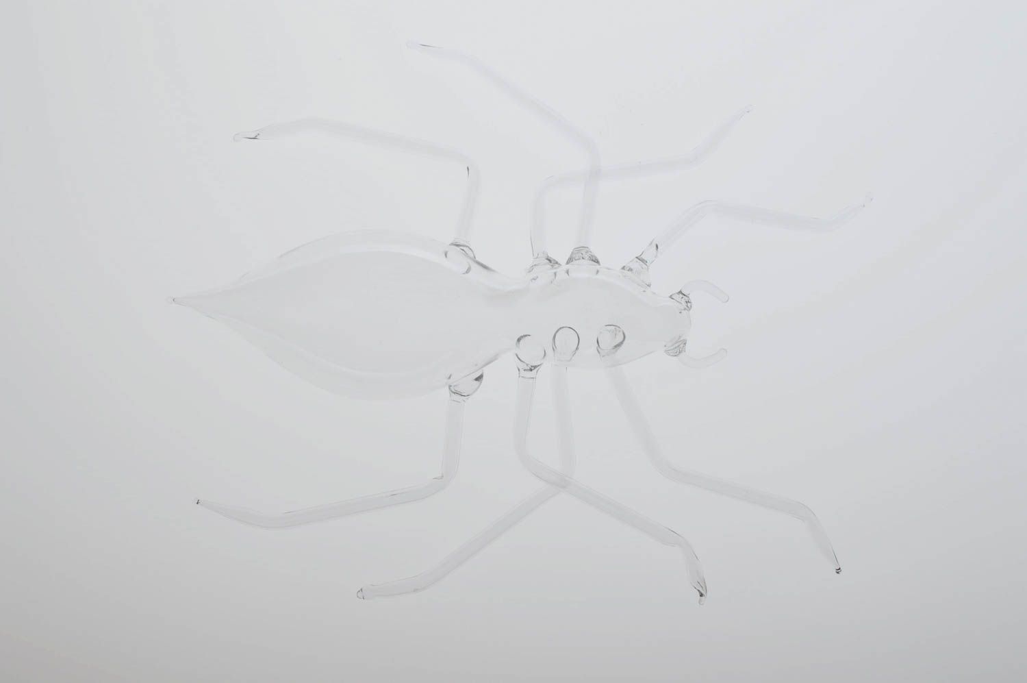 Handmade Deko Figur Spinne Dekoideen Wohnzimmer Figur aus Glas einzigartig foto 4