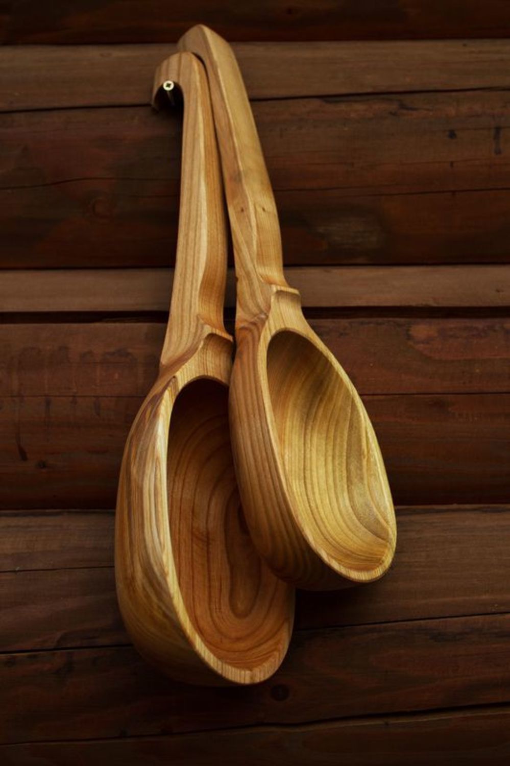 Wooden scoop for bath photo 6