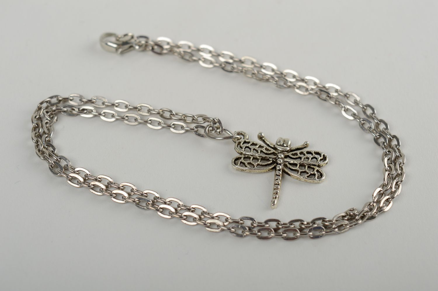 Handmade vintage pendant of chain metal pendant designer accessories for women photo 4
