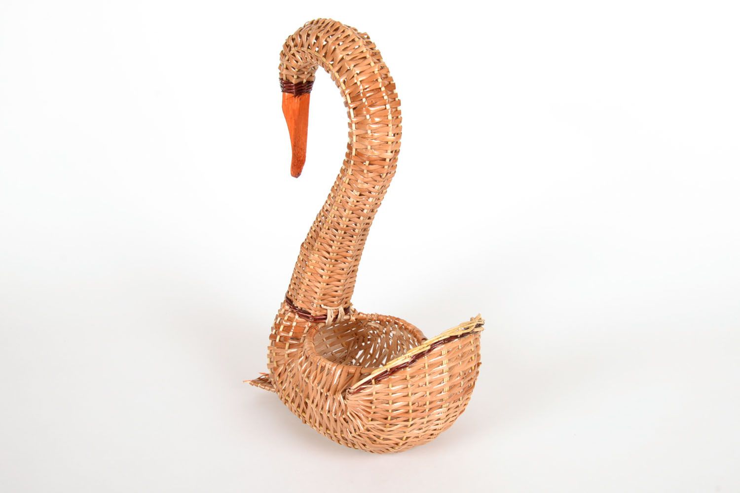 Handmade decorative basket Swan photo 2