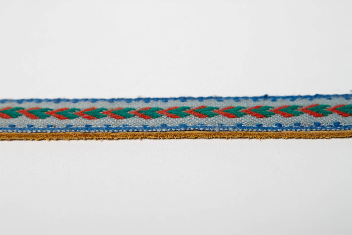 Handmade Schmuck Ethno Armband Designer Accessoire Armband textil aus Leder foto 4
