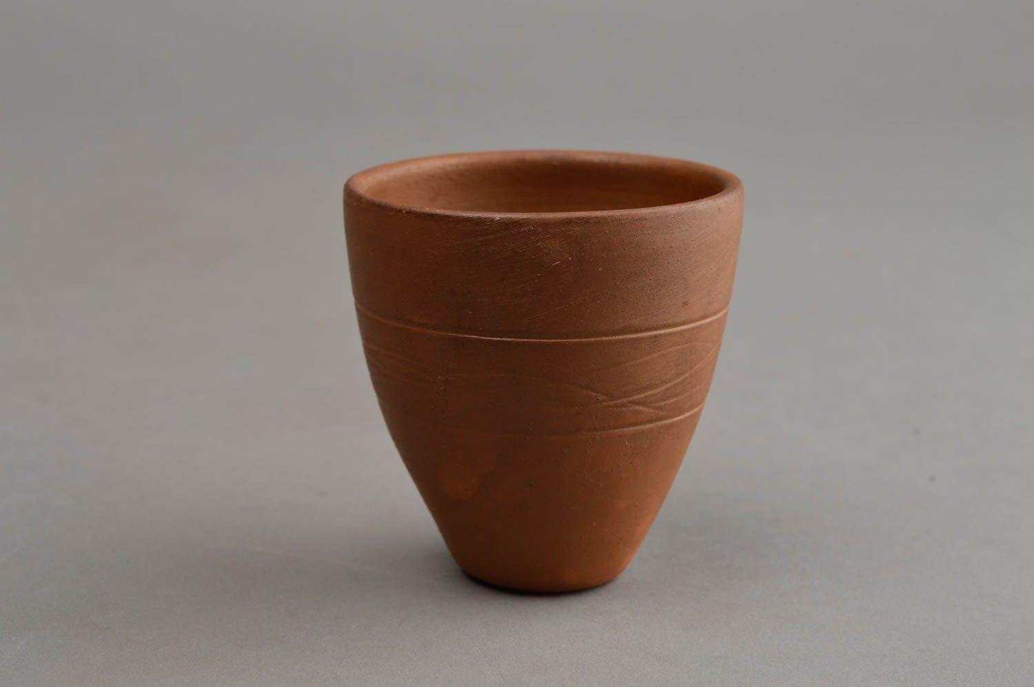 Vaso de barro hecho a mano regalo original para amigos decoración de cocina foto 2