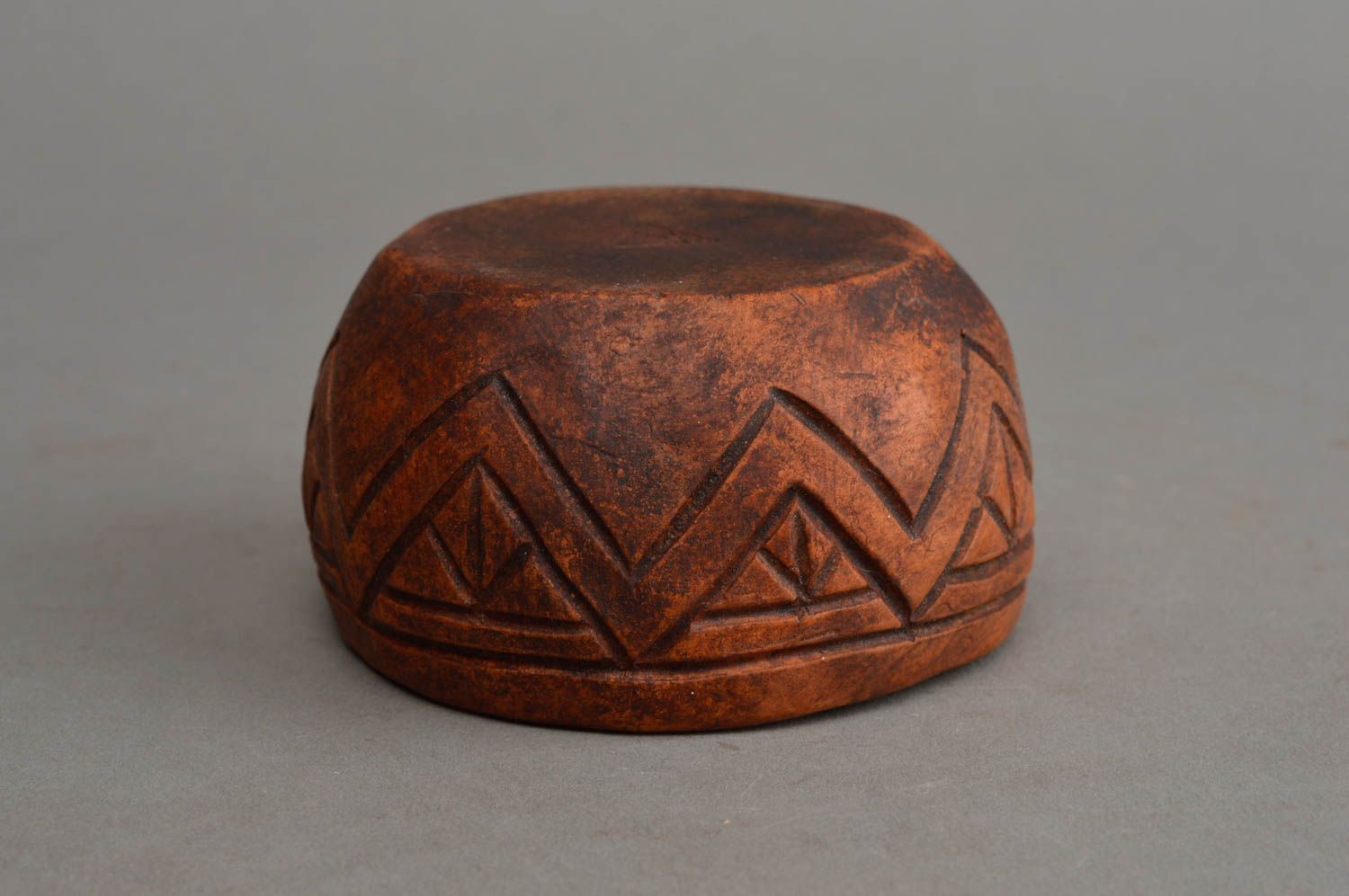 Cuenco de ceramica artesanal vajilla de diseño regalo original con ornamento foto 4