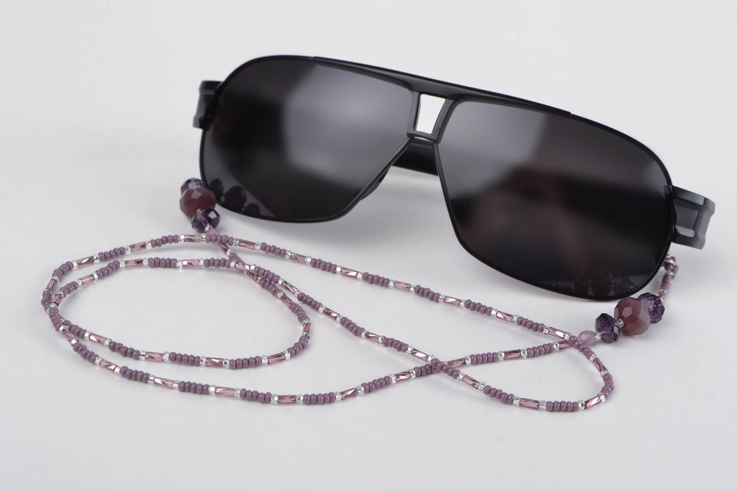 Cordon Pour Lunettes Roxy En Cuir Plat - Rétention ERJEA03004, Boucles Réglables Caoutchouc, Femme