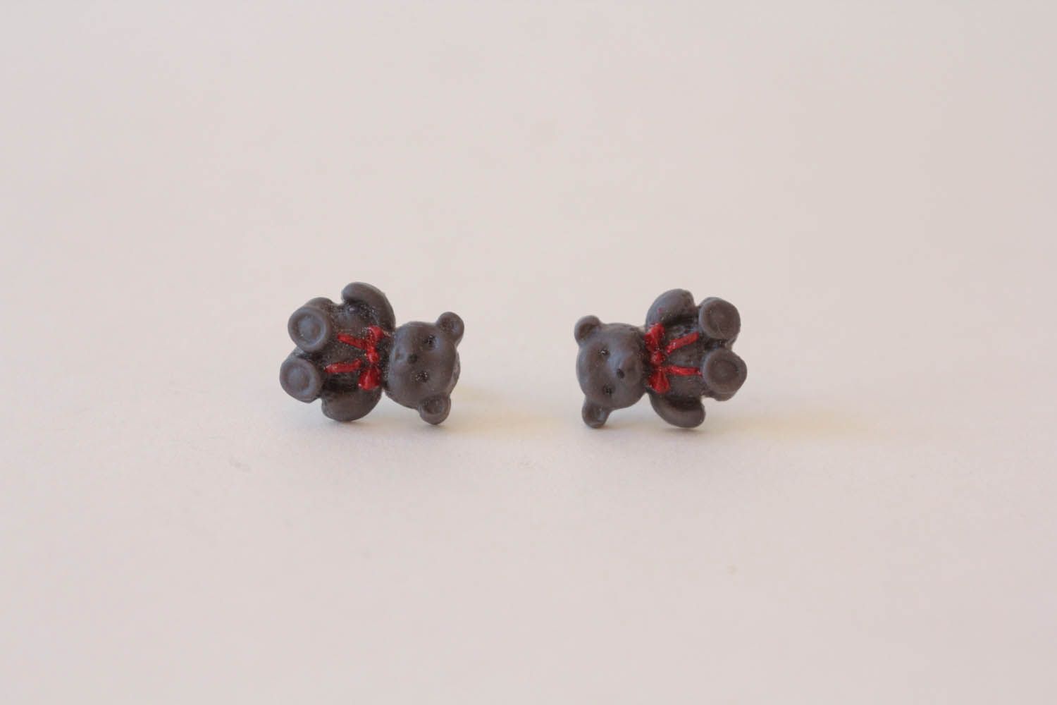 Bear earrings  photo 3