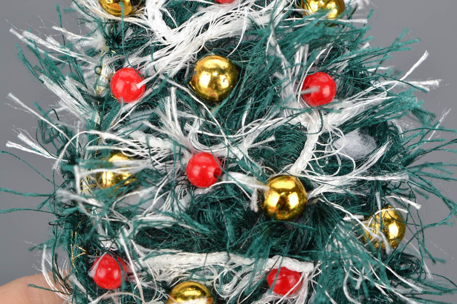 Soft New Year's brooch Christmas Tree photo 4