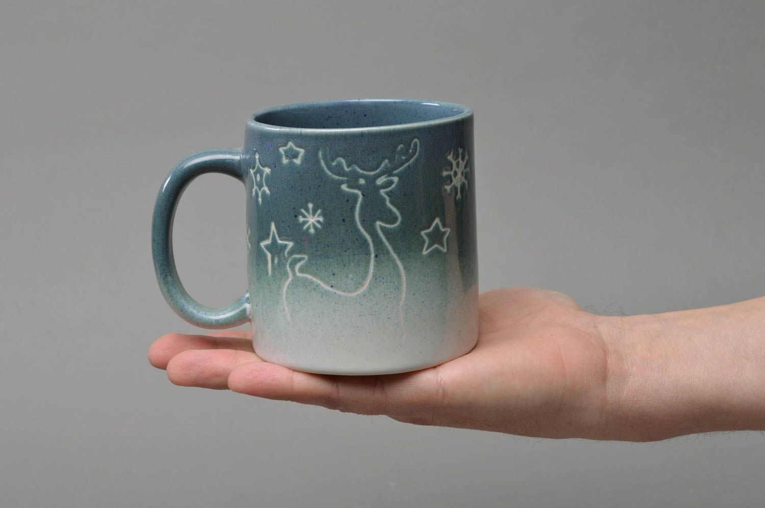 Taza de porcelana hecha a mano barnizada vajilla original regalo para mujer foto 4