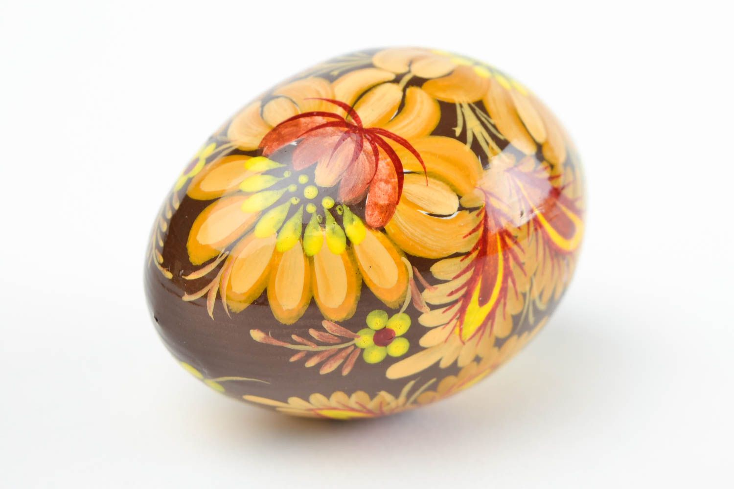 Handmade Easter egg Easter eggs painted wooden egg decorative use only photo 4