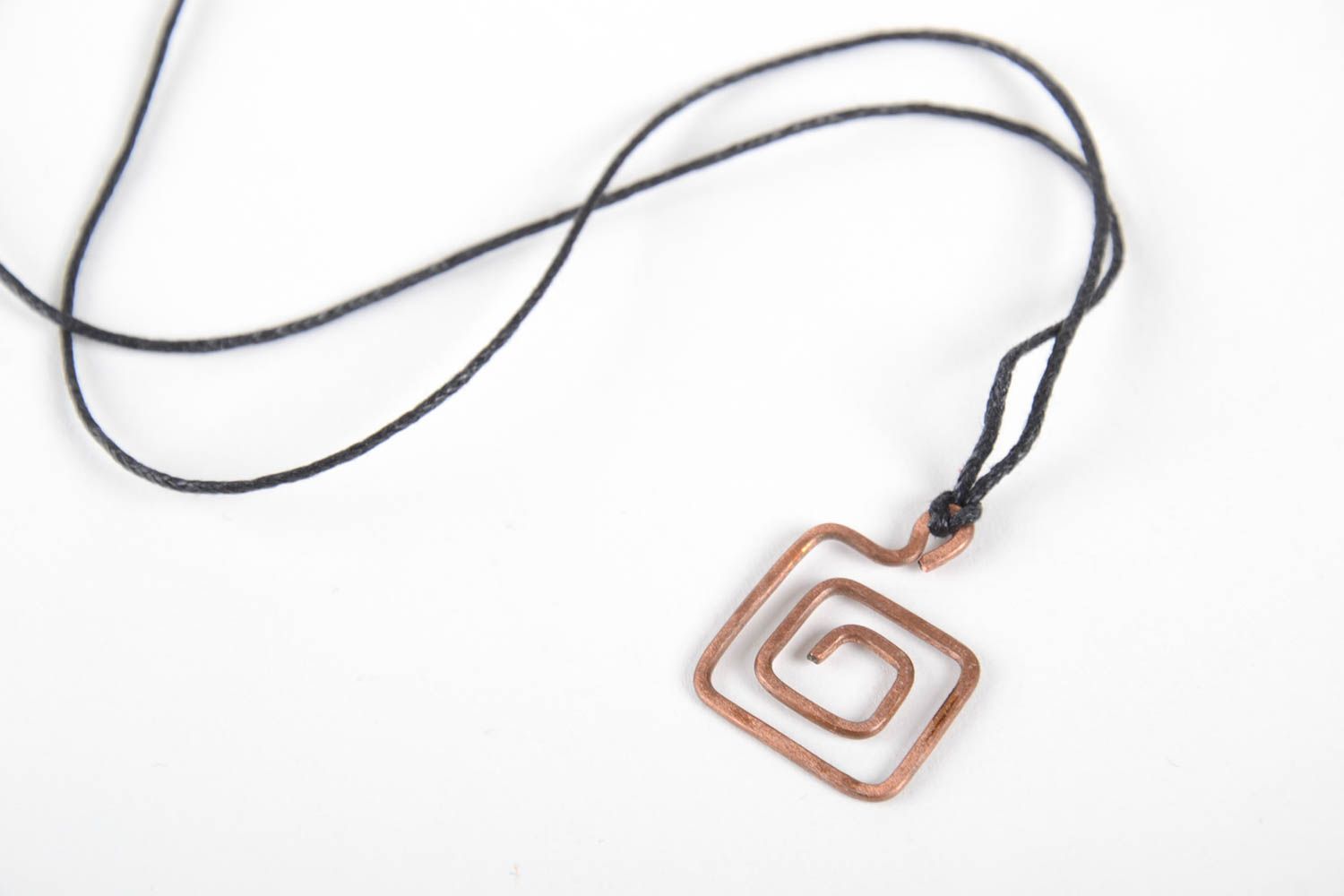 Metal jewelry handmade copper pendant wire wrap pendant designer jewelry photo 4