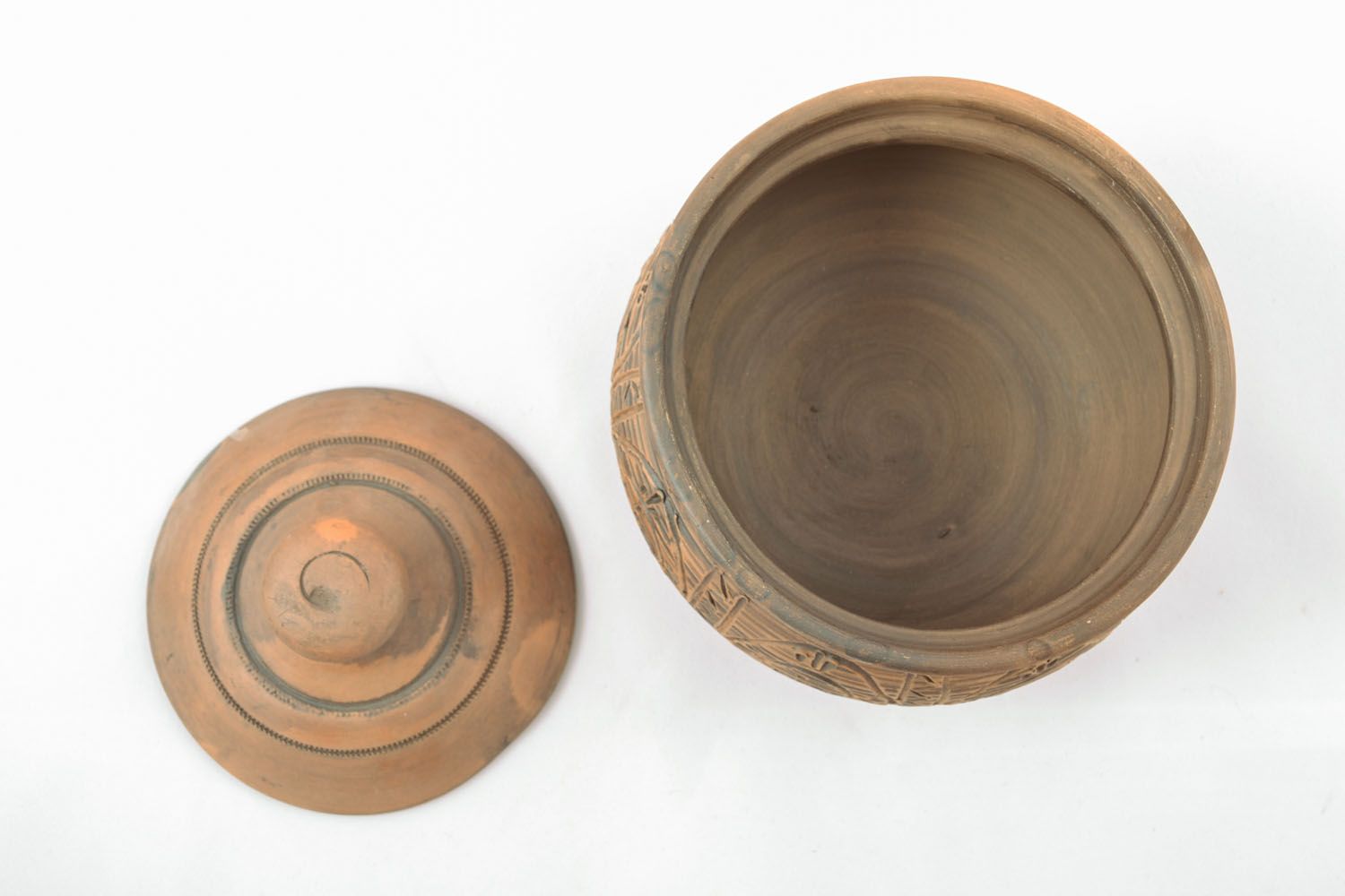 Pote de cerámica para cocido foto 1