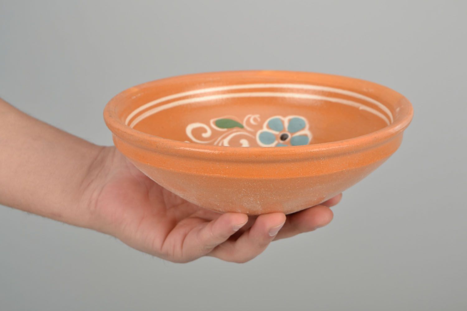 Clay bowl for soup photo 2