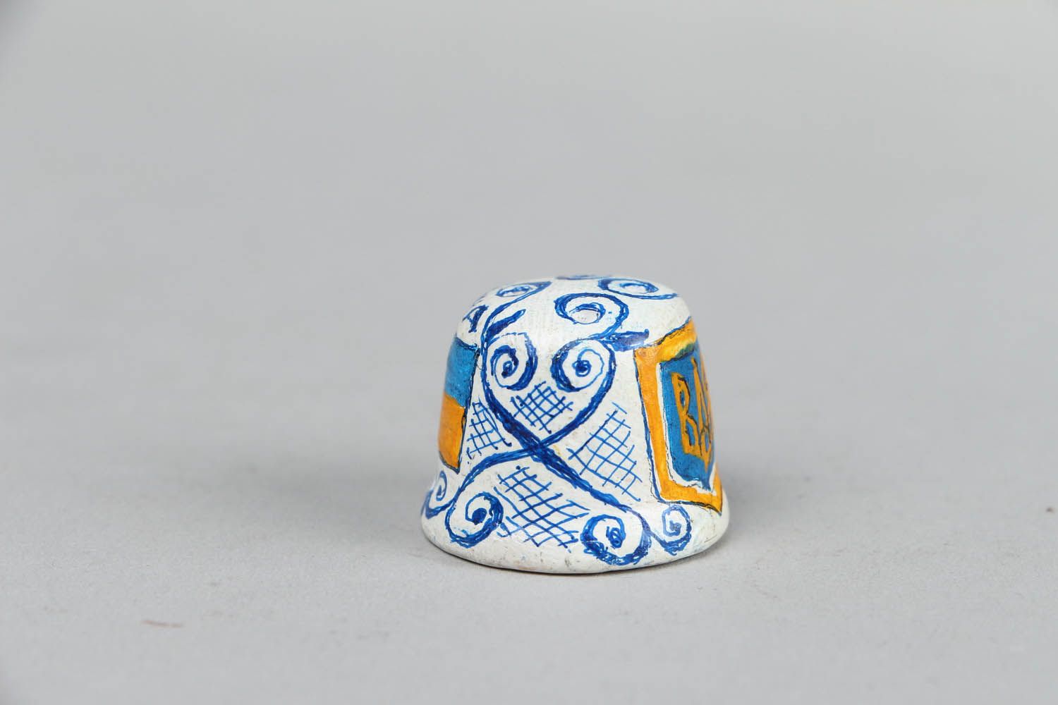 Ceramic thimble Ukraine photo 2