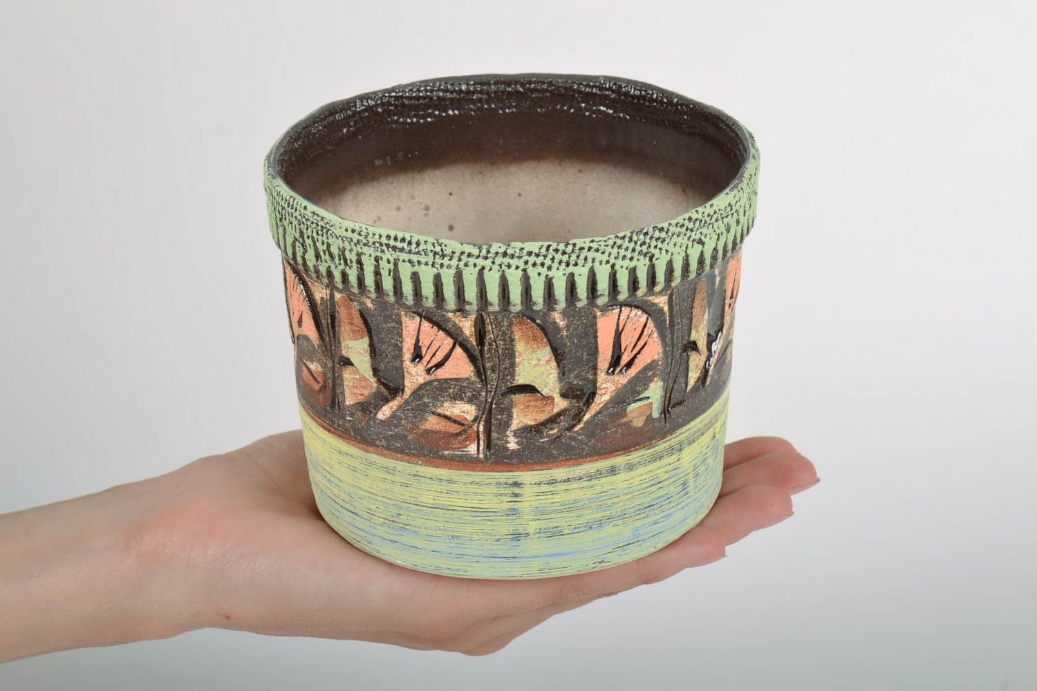 Keramik-Blumentopf  foto 5