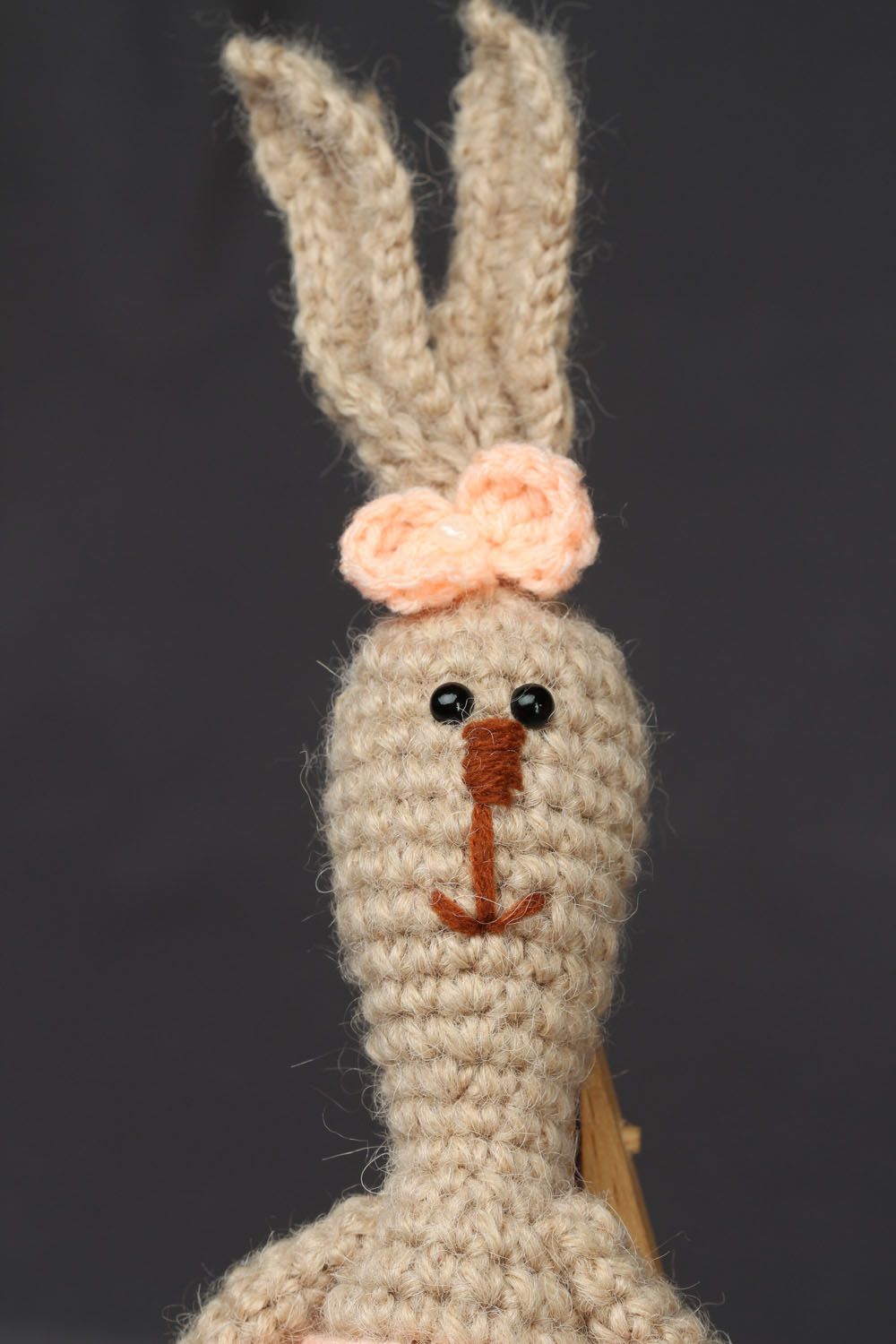 Soft crochet toy Ballerina Rabbit photo 2