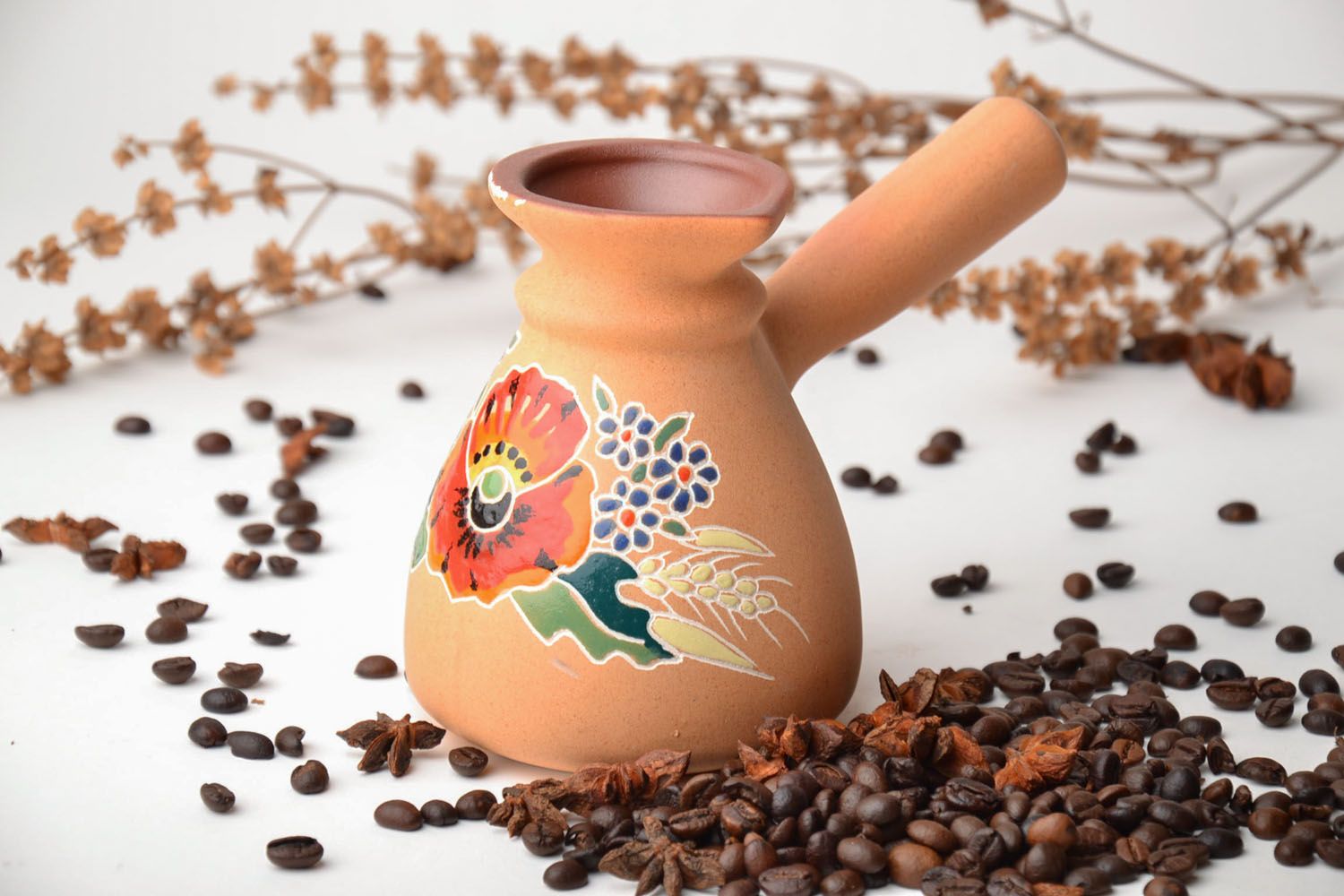 Ceramic cezve for coffee photo 1