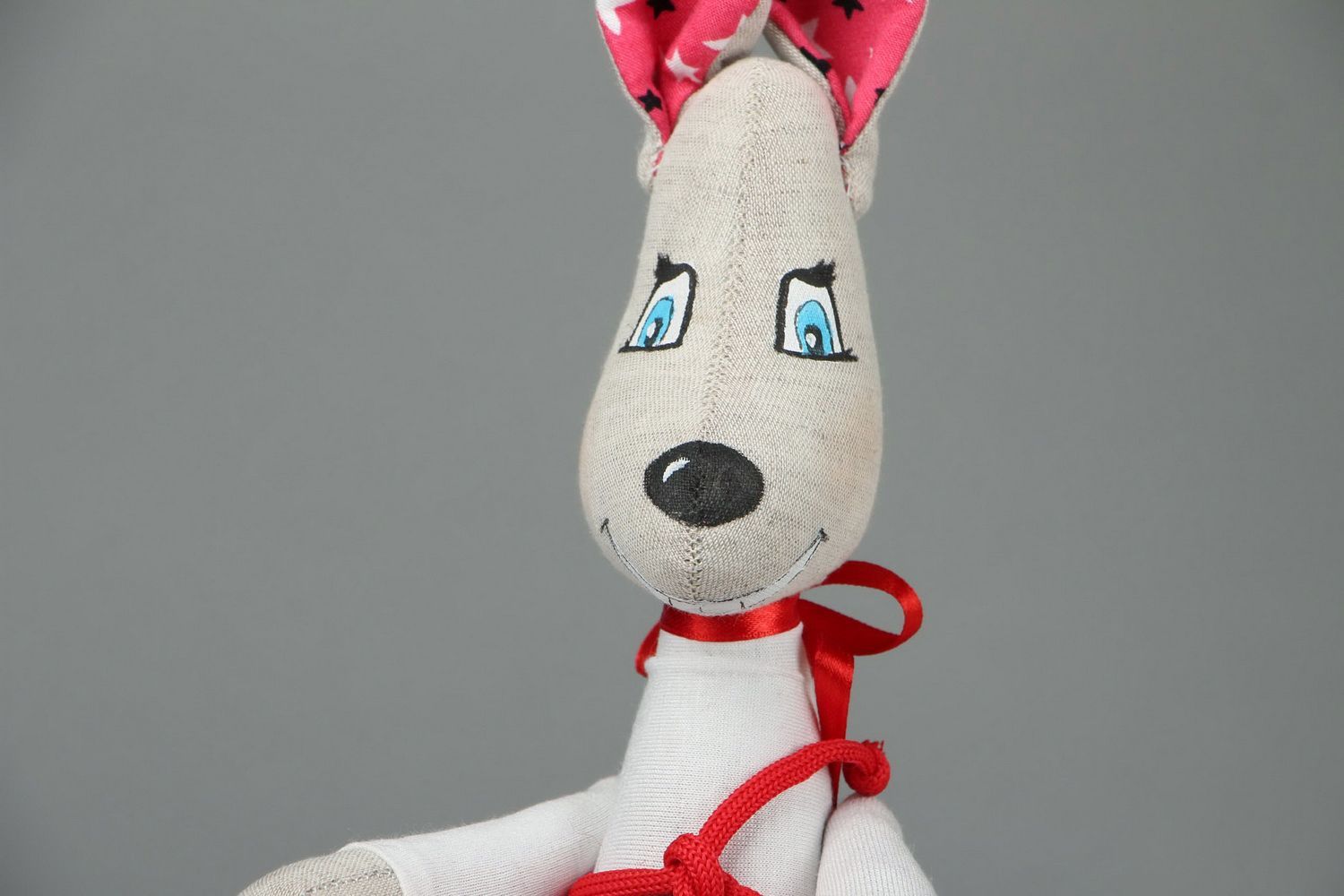 Soft toy Bunny with Long Ears photo 2