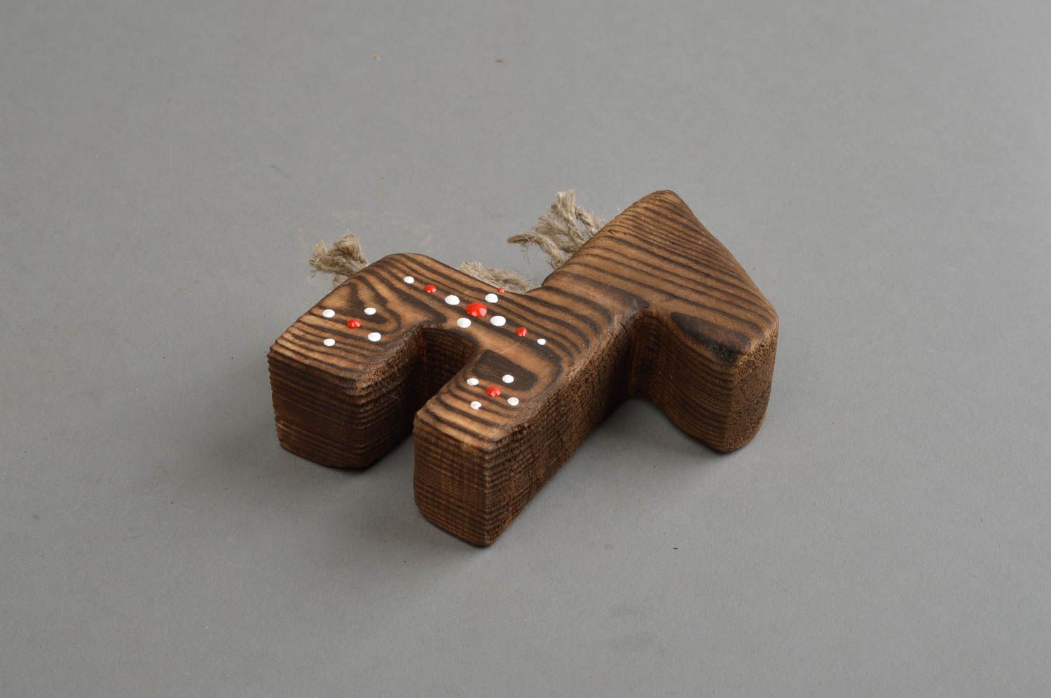Miniature handmade wooden figurine designer statuette unusual gift ideas photo 4