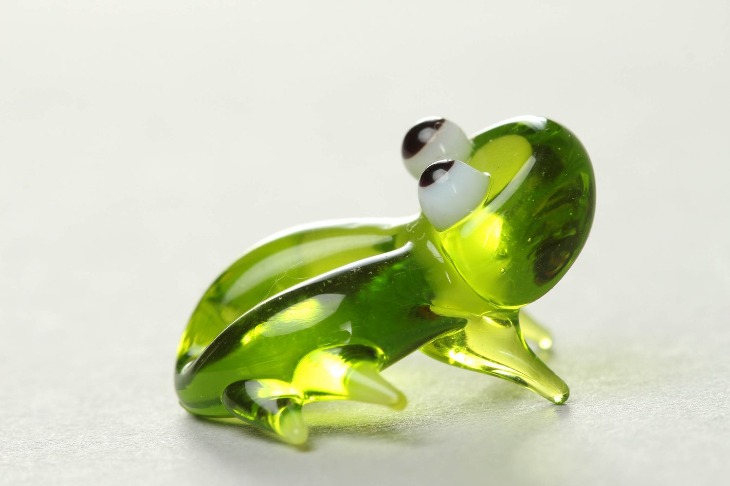 Figura de cristal artesanal Rana foto 2