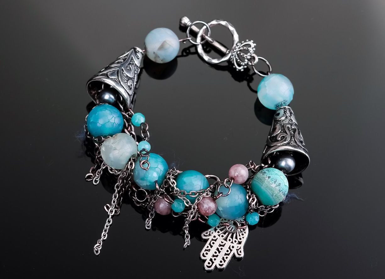 Bracelet with agate photo 1
