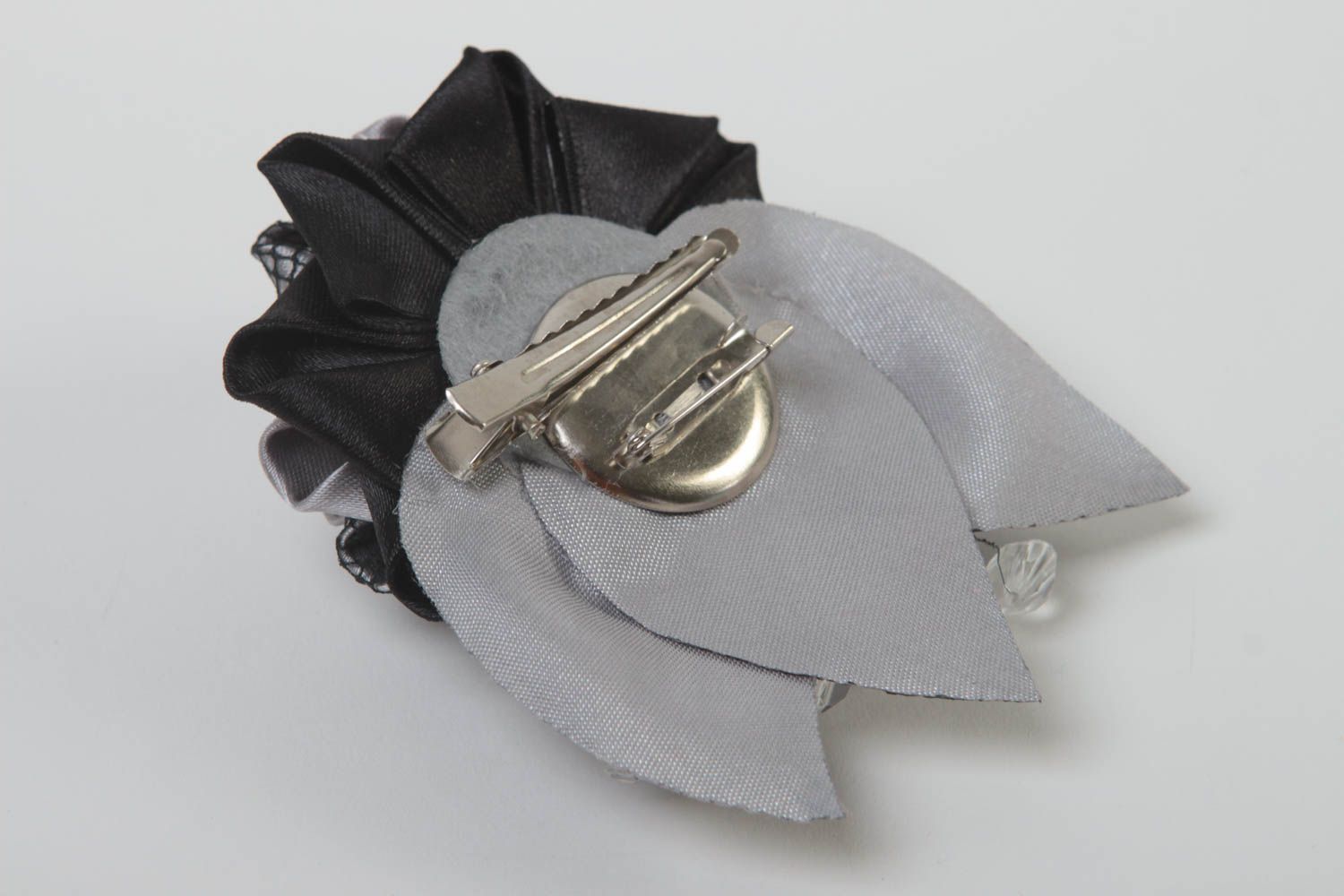 Handmade jewelry flower hair clip flower brooch women accessories gift for her photo 4