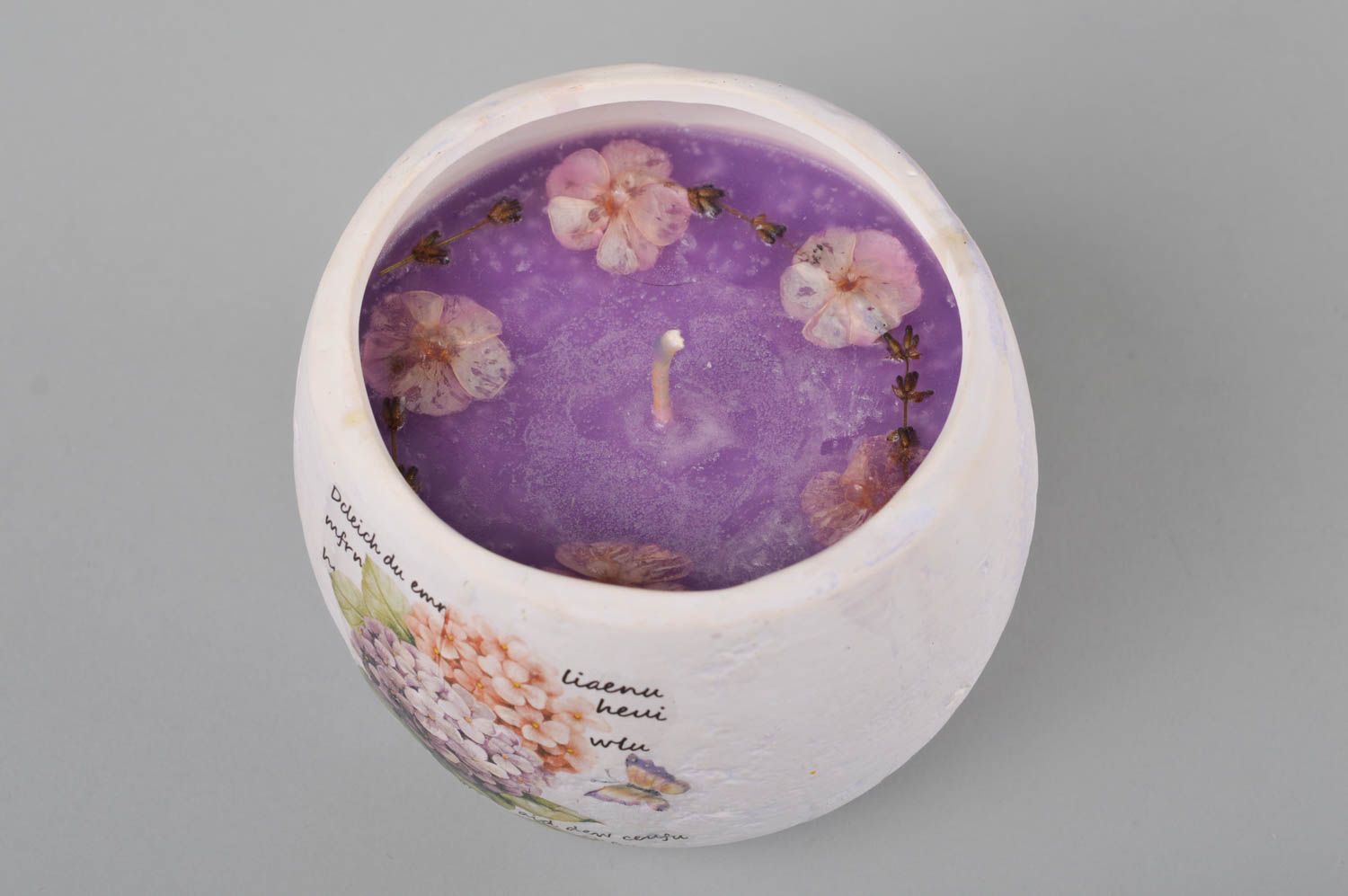 Vela de parafina hecha a mano aromática elemento decorativo regalo original foto 5