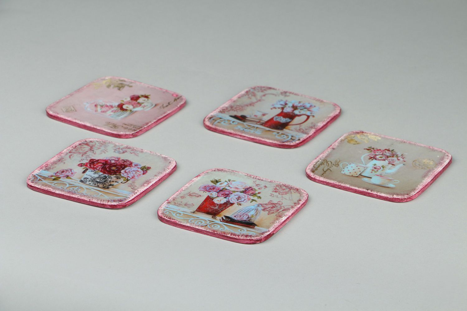 Set of cup coasters photo 3