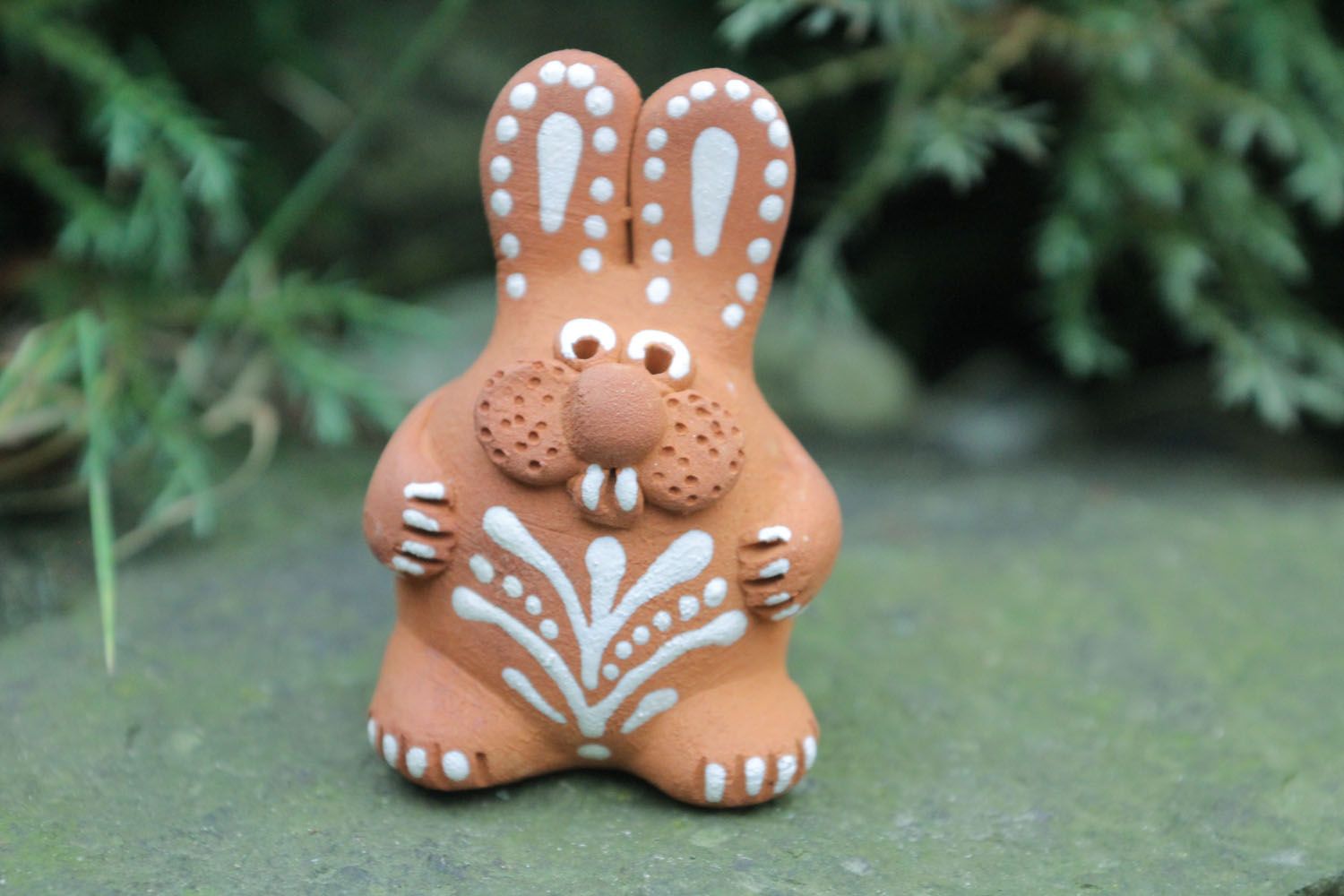 Clay statuette Rabbit photo 1