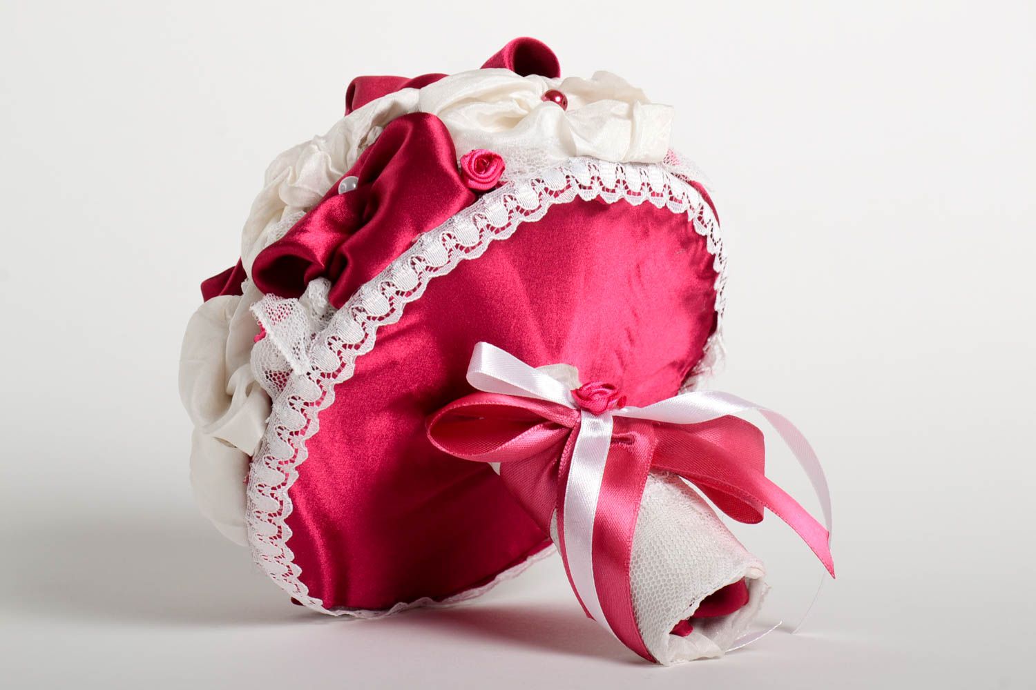 Ramo artificial para novia hecho a mano flores para boda regalo original  foto 3