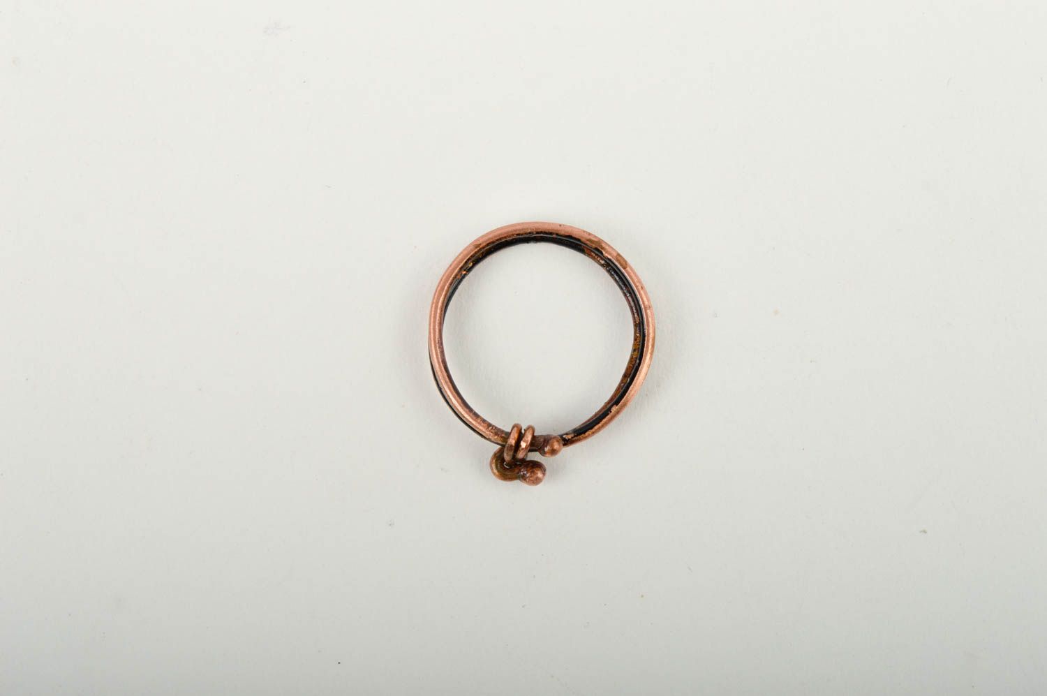 Handmade metal ring copper ring design artisan jewelry designs metal craft photo 5
