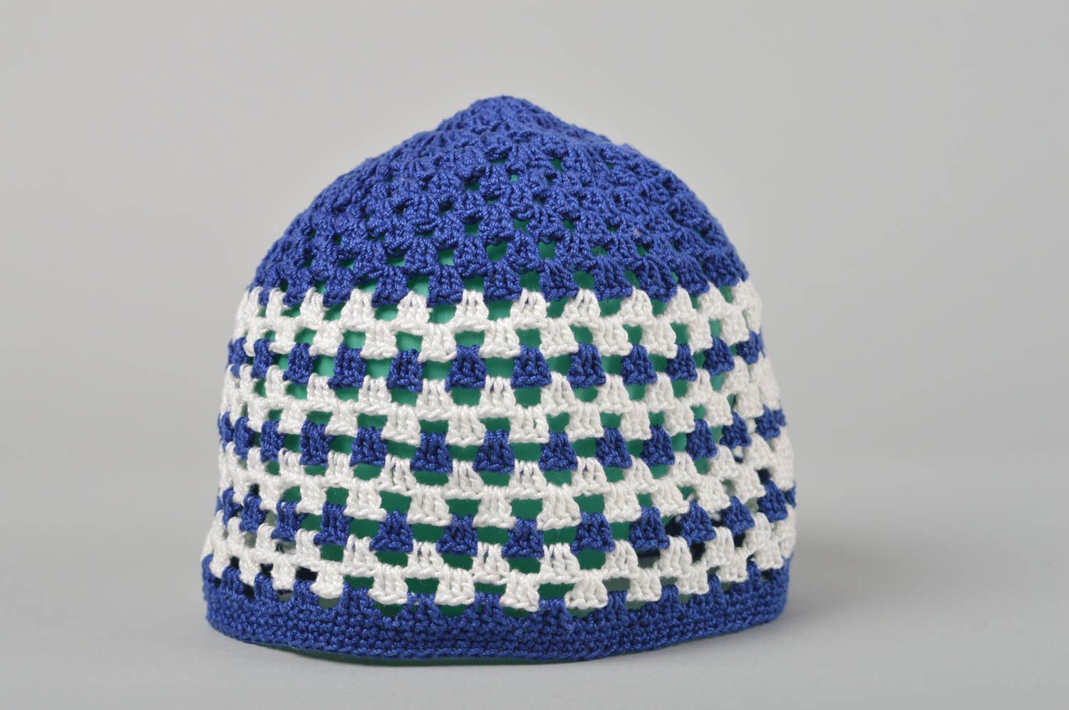 Handmade hat crocheted hat warm hat winter hat for baby designer hat for baby photo 2