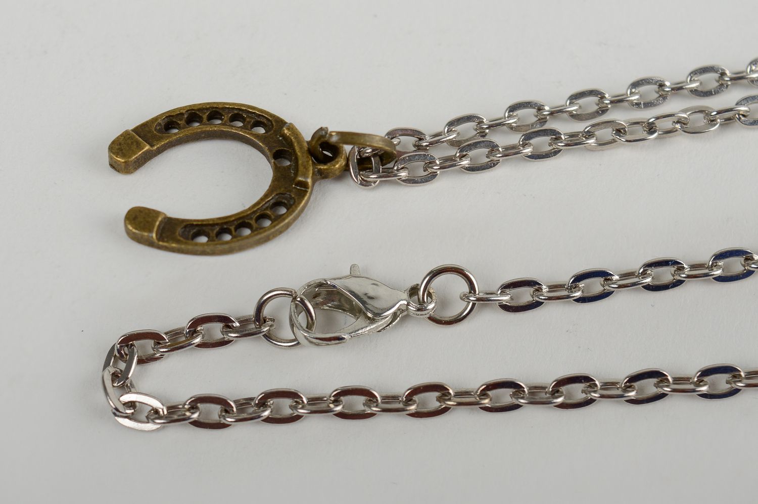 Handmade vintage pendant of chain metal pendant trendy accessories for men photo 3