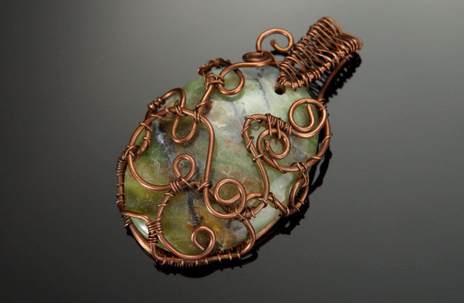 Pendant with african opal photo 1