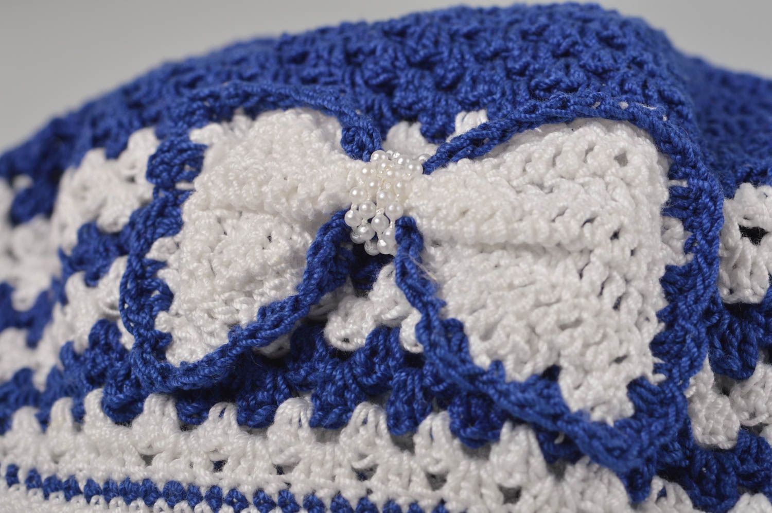 Handmade hat spring hat warm hat for baby crocheted hat designer hat baby hat photo 4