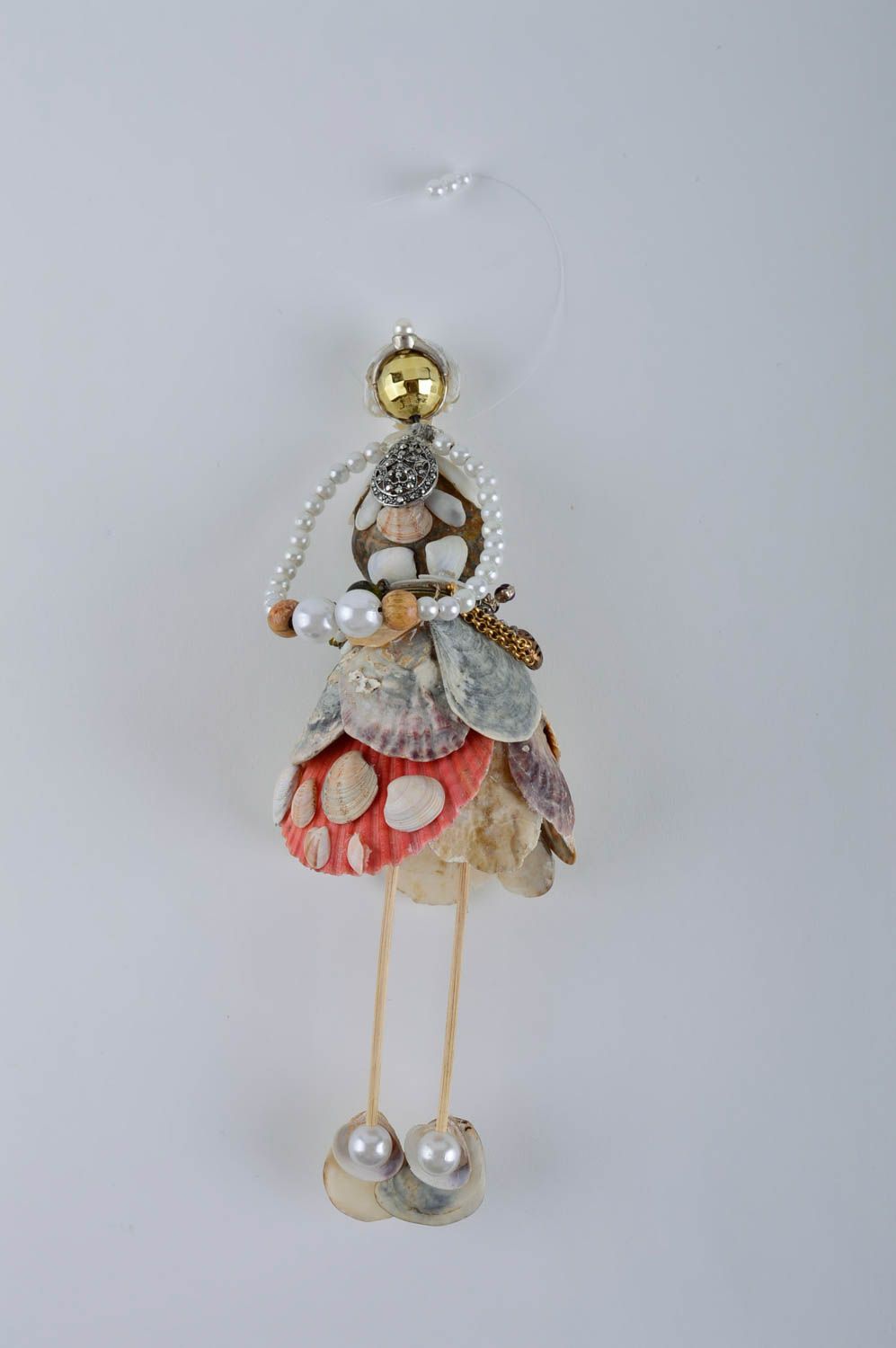 Декоративная подвеска ручной работы интерьерная кукла украшение для стен фото 2
