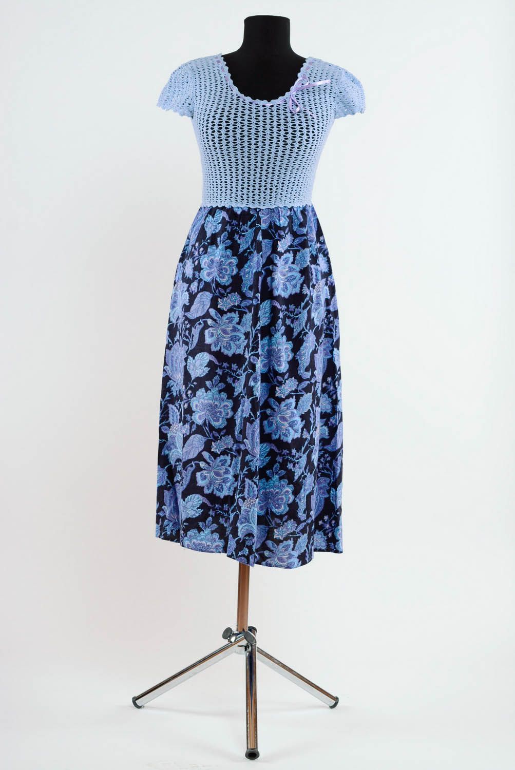 Dress with knitted bodice photo 1