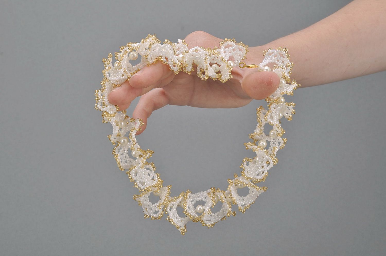 Necklace made from Italian beads Ooh la-la photo 5