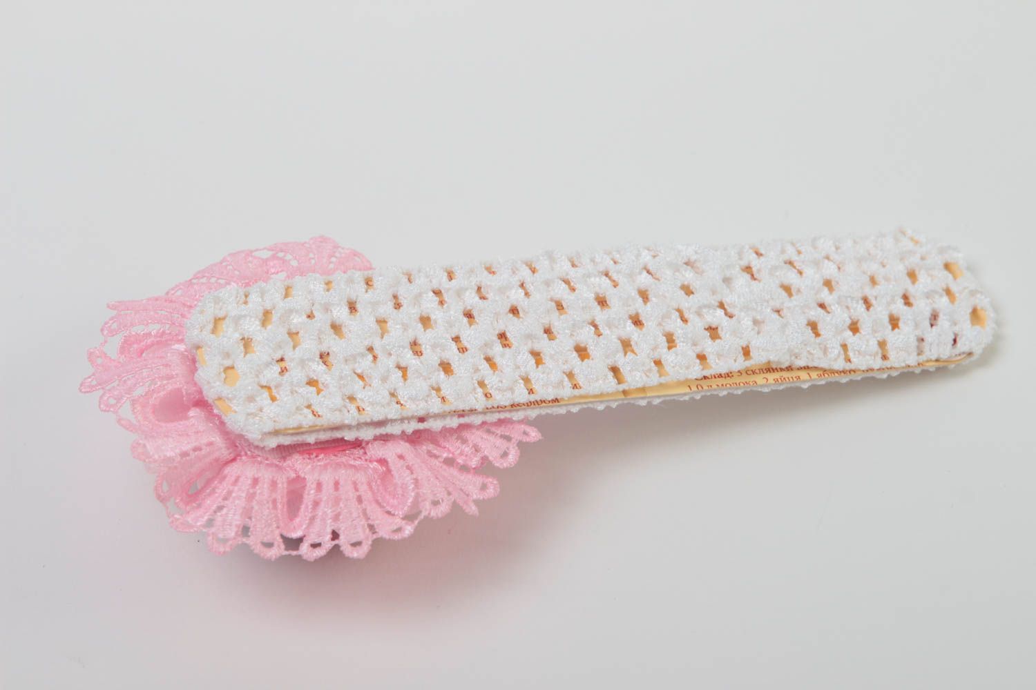 Handmade headband flower headband unusual gift for girl hair accessories photo 4