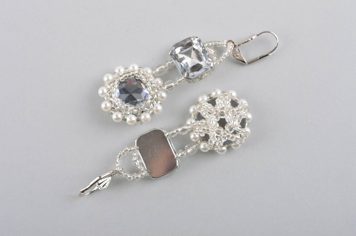 Handmade jewellery fashion earrings dangling earrings designer accessories photo 5