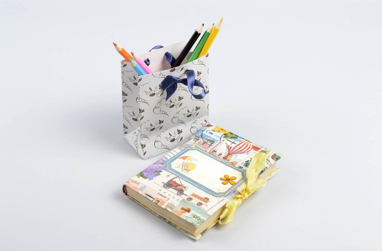 Buntes schönes Notizbuch handmade ausgefallenes Geschenk Design Notizblock  foto 5
