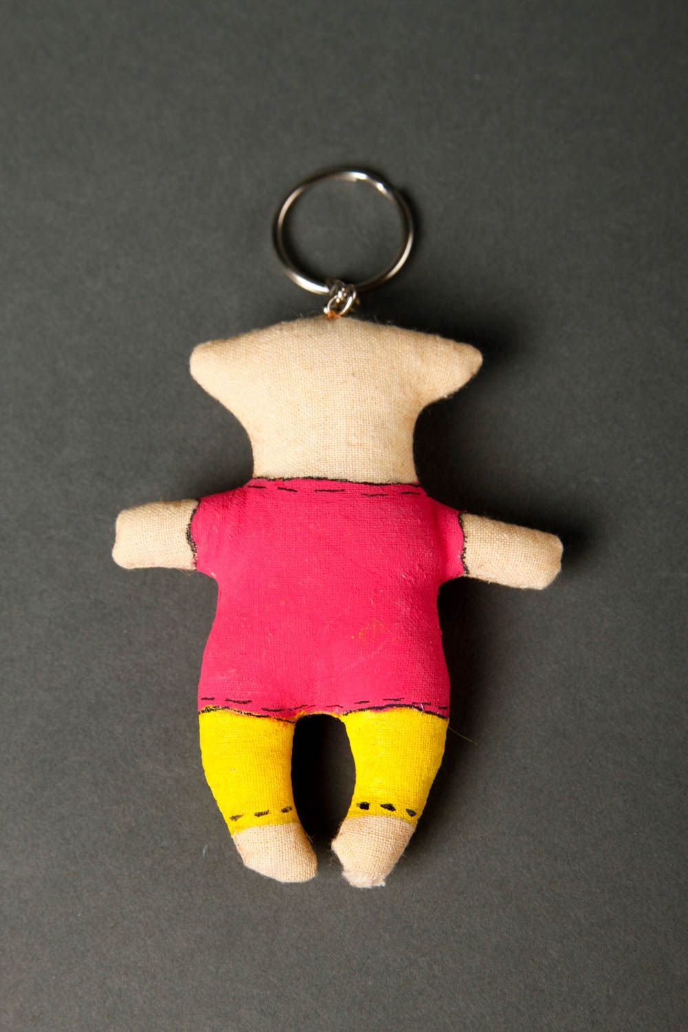 Llavero artesanal juguete de peluche regalo para amiga accesorio para llaves  foto 4